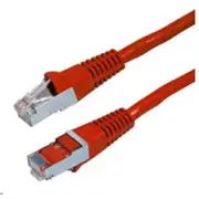 Dynamix PLR-AUGS-PP Cat6A RJ45 Patch Lead - 30cm - Red S/FTP - Shielded - 10G - 26AWG - 500MHz - Slimline - Gold Plated [PLR-AUGS-PP]
