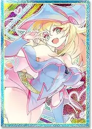 50ct (Dark Magician Girl) Holographic Top Loading Trading Card Sleeves Deck Protector for YuGiOh/Japanese Art Anime Printing Card Sleeves Protectors 63x90mm (A08)