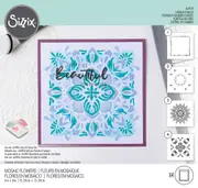 Sizzix Mosaic Flowers Layered Stencil Set