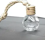 3 Pcs Car Hanging Diffuser Empty,Car Diffuser Bottles Empty - Car Air Freshener Perfume Bottle, Aromatherapy Fragrance Essential Oil Diffuser, Auto Interior Accessories Decor M/b