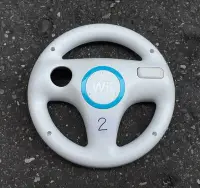 在飛比找Yahoo!奇摩拍賣優惠-二手~Wii 原廠賽車方向盤 瑪莉歐賽車方向盤(2)