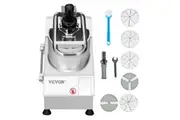 VEVOR Food Processor & Vegetable Chopper w/ 6 Blades Food-Grade Stainless Steel