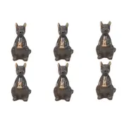 6x Urban Kangaroo Pot Hanger Grey 10cm Home Decorative Outdoor Garden Decor