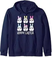 [STAR WARS] Easter Storm Troopers With Ears Line Up Poster Zip Hoodie