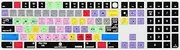 XSKN Premiere Pro Shortcut PR Hotkey Function Silicone Keyboard Cover Skin for 2021 Released iMac M1 24 inch Magic Keyboard with Touch ID and Numeric Keypad A2520 Keyboard Accessories - EU&US Layout