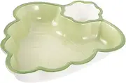 OSALADI Dumpling Plate Salsa Plate Japanese Dessert Plate Soy Sauce Dipping Dish Plates with Vinegar Dish Dessert Platter Serving Platter Tray Combination Ceramics Child Japanese-Style