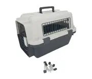 YES4PETS Medium Portable Pet Dog Cat Carrier Travel Bag Cage House Safety Lockable Kennel
