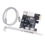 5X(PCI-E 1X 1394 4 Port DV Video Capture Card Firewire Card2001