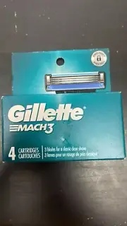 2pk-Gillette Mach3 4 Ct Cartridges Refill (k5)