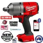 Impact Wrench Tool Fuel Cordless Milwaukee One Half Key Impact Bluetooth Set Up