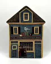 Bradford Exchange x Charles Wysocki The Stoolpidgeon Gossip Shop Collector Plate