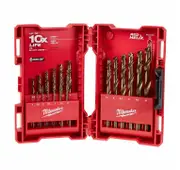 Milwaukee 48892530 - Red Helix Cobalt Drill Set 19 Piece
