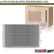 AC A/C Condenser w/ Receiver Drier for Hyundai Elantra 2021-2023 L4 2.0L Front (for: Hyundai)