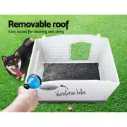 i.Pet Dog Kennel House Extra Large Outdoor Plastic Puppy Pet Cabin Shelter XL Gr