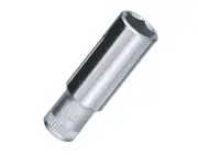 Genius Tools 1/4" Dr. 14mm Deep Hand Socket - 225214
