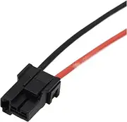 BIZOCA 2 Pins 6.3mm Series DJ70212Y-6.3-11/21 for Automotive Connectors Wire Harness Plug 172864-2(Multi)