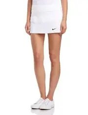 Nike Court Women's Tennis Skort White Skirt W/ Compression Shorts 620846 XL NEW