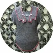 Lorica Hamata 6 mm Riveted Chainmail Armor Shirt LARP & Reenactment Hauberk
