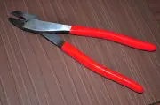 WIRE TERMINAL CRIMPER,CUTTING PLIER FOR NON-INSULATED ELECTRIC TERMINAL 9-3/4"LN