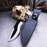 Outdoor Fixed Blade Survival Knife With Sheath Camping Hunting Tactical Knives