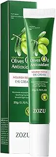 Eye Repair Cream - Olive Oil Shiny Eye Cream to Reduce Puffiness,20g Brightens and Smooths Under Eyes, Hydration for All Skin Types, Moisturizing Cream Pluvo
