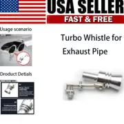 M Exhaust Pipe Roar Maker Turbo Sound Whistle Simulator Muffler Car Auto US