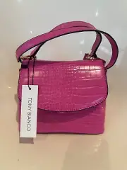 BRAND NEW PINK TONY BIANCO CROSS BODY BAG WITH HANDLES & TAGS