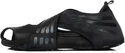 [Generic] Yoga Socks Toeless Non-Slip Grips & Straps, Anti-Slip Five Toe Socks for Pilates, Barre, Ballet, Dance, Workout for Women, Black, One Size