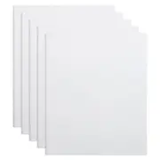 5x Marbig PE/Linen 2 D-Ring 25mm A4 Binder File Document Organiser Holder White