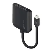 Alogic Mini Displayport To Dual Displayport 1.2 Adapter - 4K - 30 Hz Mdp2Dp-Adp