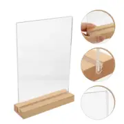 T-shaped Sign Display Stand Menu Holder for Table Poster Holders Tables Office