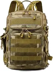 FULNES Outdoor Sports Camping Bag Fishing Rod Pole Backpack Climbing for Men Trekking Hiking Fishing Lure Box Tackle Travel Handbags(Ruin)