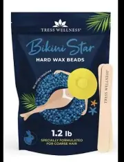 Tress Wellness Hard Wax Beads Wax Beans 1.20lb - Hair Removal Wax kit Seakissed