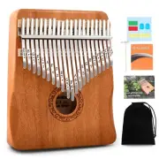 Kalimba Thumb PianoPortable 21 Keys Mbira Finger Piano with Tune Hammer and S...