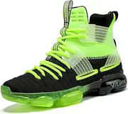 [JMFCHI] Kids Basketball Shoes High-top Sports Shoes Sneakers Durable Lace-up Non-Slip Running Shoes Secure for Little Kids Big Kids and Boys Girls