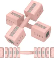 Adjustable Dumbbells Set of 2, 5-In-1 Adjustable Weight Dumbbells for Women/Men,