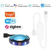 Smart Tuya Zigbee Led Strip Light Wifi USB TV Led Backlight Tape RGB Lights