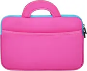 Plimpton 10" Tablet Sleeve Bag, 7-10.5 inch Kids Tablet Carrying Case, Designed for PlimPad Kids10/P60/P3 Tablet, Amazon Fire Kids Tablet, Kids Galaxy and Apple iPad Kids Tablets (Pink)