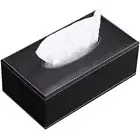 Leather Tissue Box Cover, Face Tissue Box, Modern Napkin Storage Box, Car4642