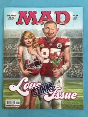 MAD MAGAZINE #36 April 2024 Taylor Swift Travis Kelce Cover 1ST PRINT Hi Grade