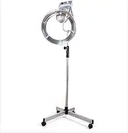 [AMNOOL] 950W Orbiting Hair Dryer Hair Salon Color Processor Easy to use Wall-mounted portable design heated at 360° rotation durable for salons perm hair care (Silver2)