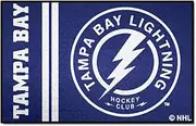 FANMATS 19277 Team Color 19"x30" Tampa Bay Lightning Uniform Starter Rug