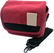 Camera Case Bag Canvas Fit for Pentax DSLR K-30 K-50 K-70 K3 K3II K-5IIs KP K-S1 K-S2(Red)