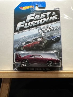 Hot Wheels Fast & Furious 1969 Dodge Charger Daytona 2013 Rare!