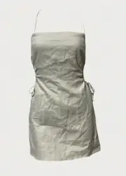 BNWT SIR THE LABEL ECRU D'ORSAY CORDED STRAPLESS MINI DRESS - SIZE 0/6 AU/2 US