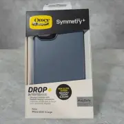 A1. OtterBox Symmetry+ MagSafe Case For Apple iPhone 14 Plus (2022 X-large) Blue