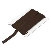 3/8 Inch Double Fold Bias Tape Continuous Bulk Bias Tape Brown 6 Yards