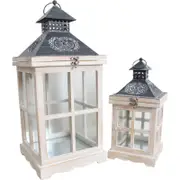 2pc LVD Lanterns Countryside Decorative Home/Lounge Decor