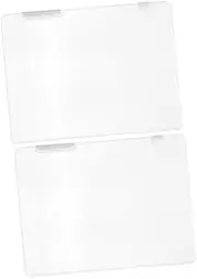 Gogogmee 2pcs Box Portable Project Case Storage Box File Organizer for Documents Magazines Wear Resistant File Holder for Home Office School