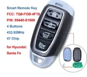 Smart Remote Car Key 4 Buttons 433.92MHz 47 Chip for Hyundai Santa